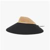 Helen Kaminski Rosalie Natural Black Visor Sun Cap Hat50610