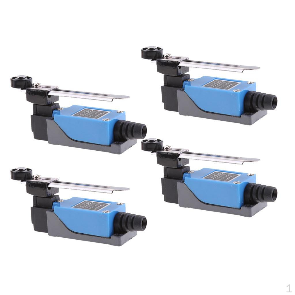 4x ME-8108 Momentary Rotary Adjustable Roller Limit Switch for CNC Milling Machine