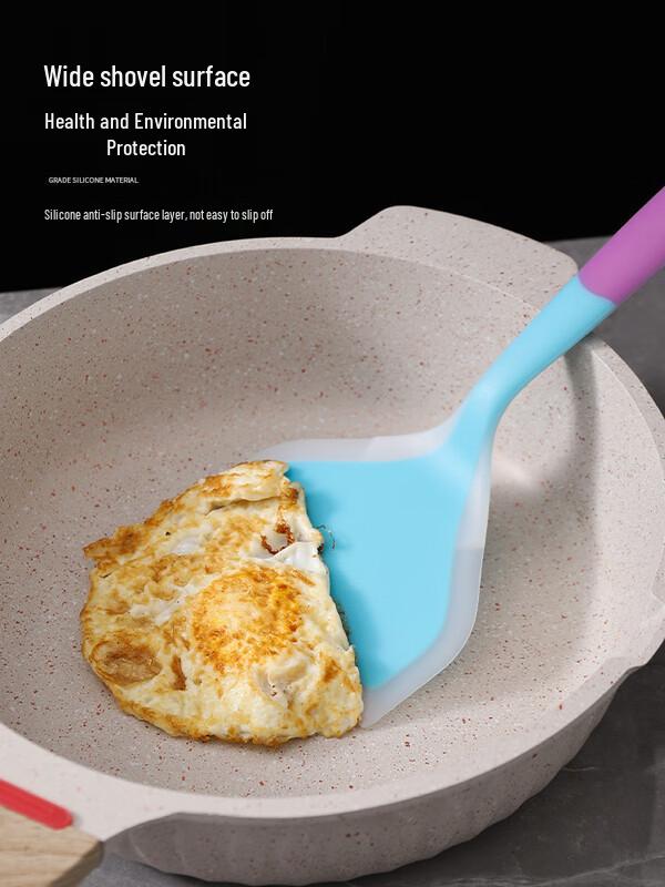 High-Temperature Silicone Pancake Spatula