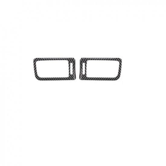 2003-06 2x ABS Carbon Fiber Console L&R Air Outlet Vent Trim For Toyota Corolla
