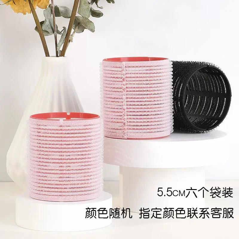 6Pcs Hair Rollers Heatless Curlers No Heat Hair Bangs Volume Salon Hairdressing Curlers Sticky Hair Styling Tool