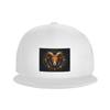 Aries Zodiac Celestial Goat and Ram Horns Print Baseball Caps Snapback Fashion Baseball Hats Casual Casquette Outdoor for Unisex