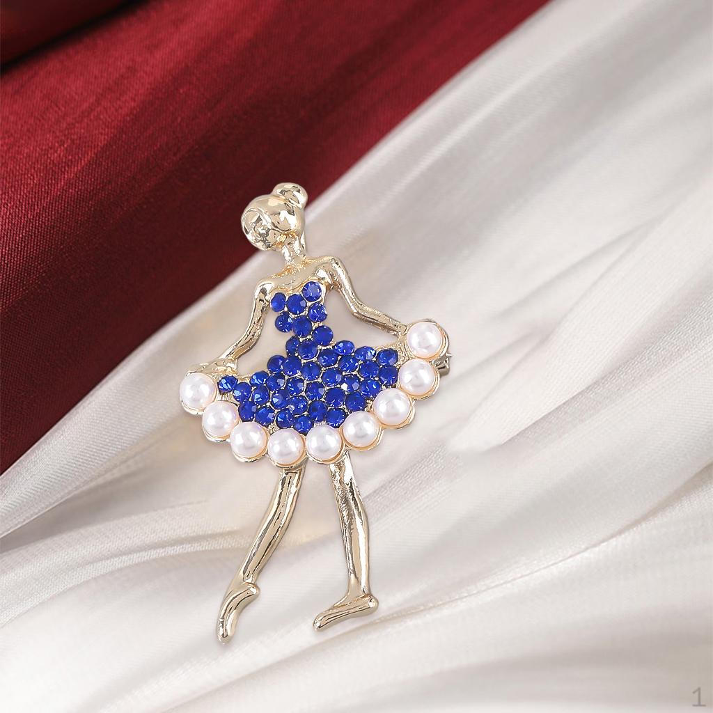 Ballet Dancer Brooches Ballerina Brooch Pin Corsage for Wedding Gifts