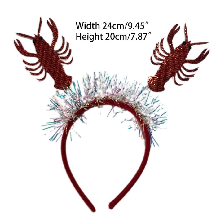 Hair Accessories Women Washing Face Hairband Crab Lobsters Shaped Hair Decors