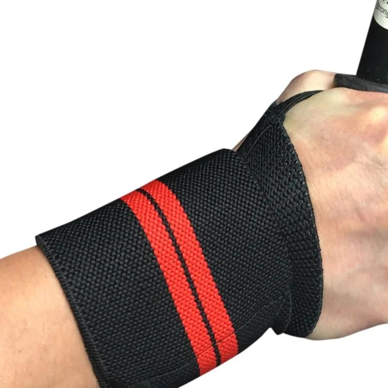 1Pc Adjustable Size Wristband Wrist Support Weight Lifting Gym Training Wrist Support Brace Straps Wraps Powerlifting Wrist Band