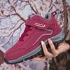 New Boots Men 2024 Winter Work Cotton Shoe Platform Comfortable Sneakers Outdoor Wear Resistant Warm Casual Plush Snow Boots