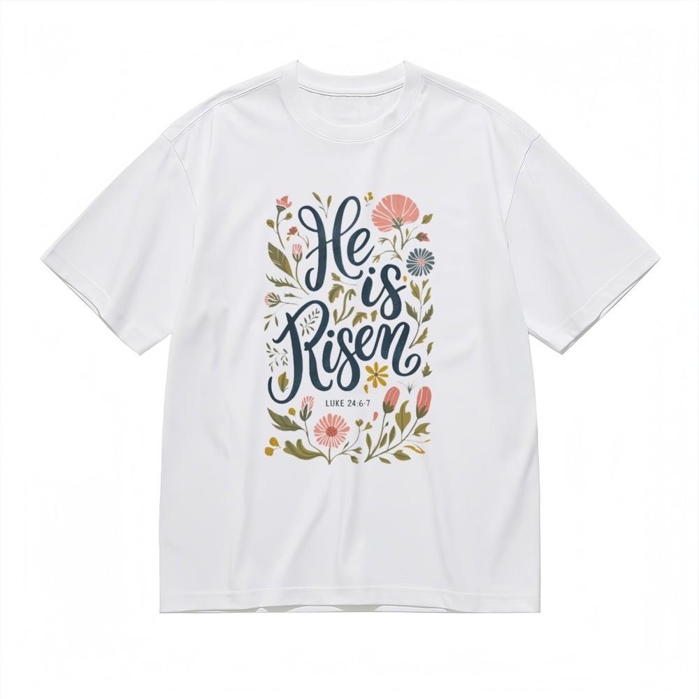 

Women s Trend Classic T-Shirt Blossom Green Leaf Natural Scene Graphic Tee M