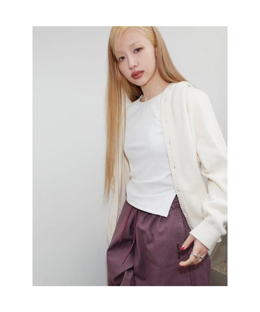 Saendeusaundeu (Unisex) Colored Overduck Pants Violet
