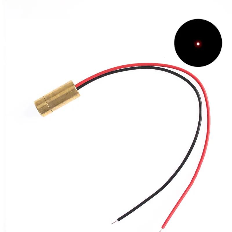 1PCS 650nm 5mW Red Point / Line / Cross Laser Module Head Glass Lens Focusable Focus Adjustable Laser Diode Industrial Class