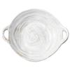 Coarse Pottery Binaural Bowl Hand-Painted Ceramic Bowl Practical Tableware Portable Bowl Household Bowl Salad Bowl Vegetable Bowl