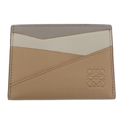 C510Q77X06 Kartenetui beige Kalbsleder Damen
