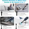 Car Vacuum, Portable Handheld Vacuum Cordless, 14000PA Powerful Suction Vacuum Cleaner With LED Light And Air Duster 2 In 1,Low Noise Rechargeable