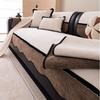 Four Seasons Universal Pad For Irregular Patchwork Sofa  New Mid-Century Style Chenille Premium Non-Slip Sofa Cushion Cover