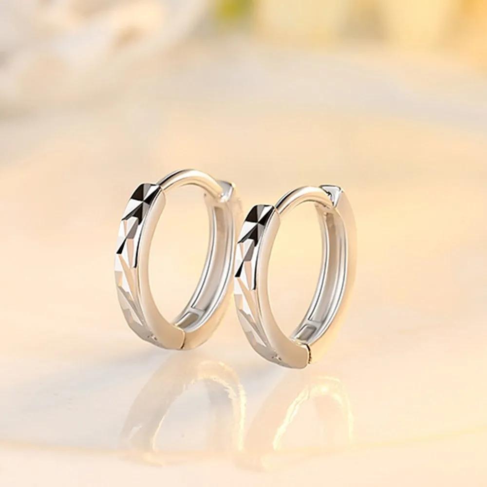 925 Silver Needle Silver Plating New Women s Fashion Jewelry High Quality Starry Carved Simple Retro Earrings