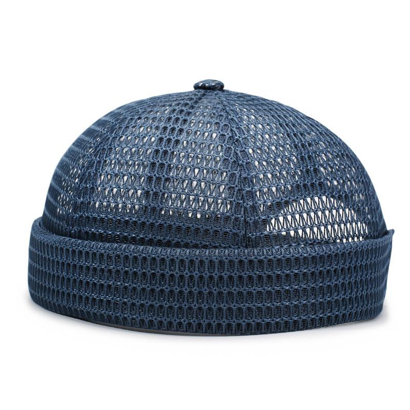 

Summer Mesh Cap With Adjustable Fit For Men Women Sun Protection Sports Fashion Navy
