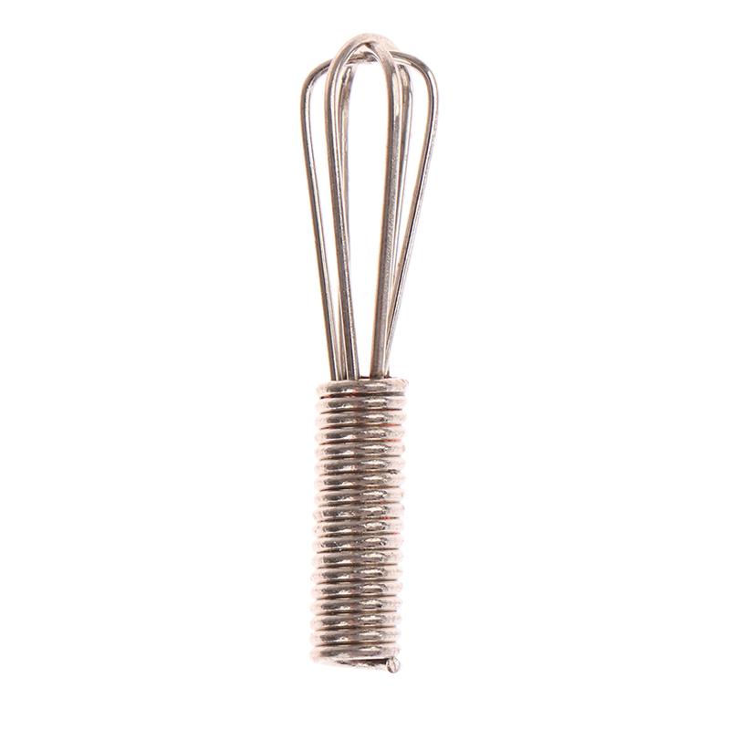 Miniatures Wooden And Fork Metal Whisk Jar Set Accessories Doll House Kitchen