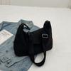 Oxford Cloth Saddle Bag For Women With Zipper Closure For Daily Use