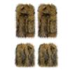Women's Fuzzy Plush Leg Warmers Fashionable Warm Thermal Boot Toppers Covers for Winter Outfits and Costume Parties