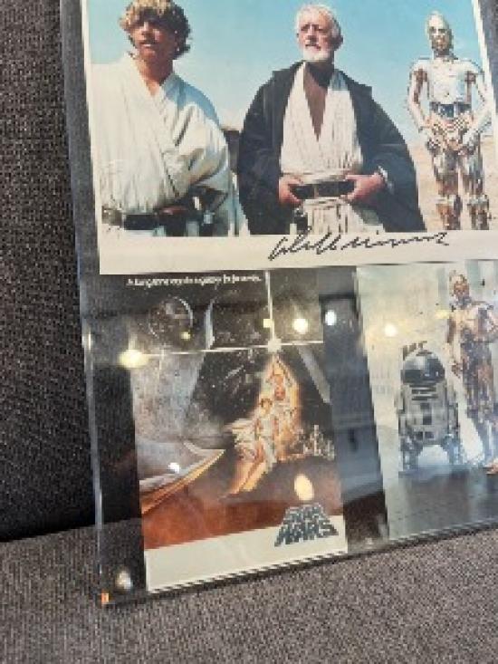 

Рідкісне фото з автографом Зоряні війни Обі-Ван / Алек Гіннесс Скайвокер / Марк Хемілл