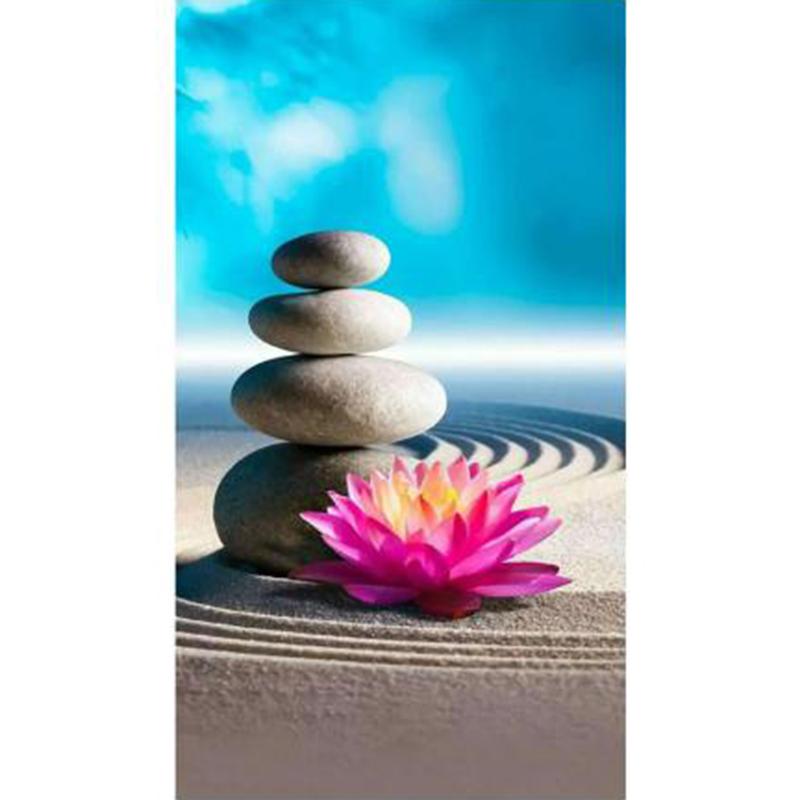 Beautiful Zen Scenery Pattern 5D Diy Diamond Painting 3D Diamond Embroidery Home Decoration Exquisite Gift