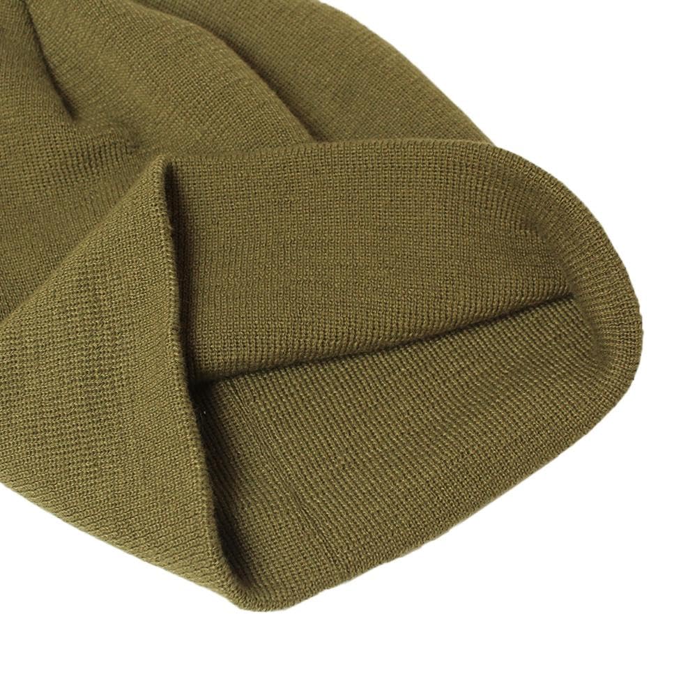 ICHIYON Knit Simple Single Winter Knit Black Beanie [14+ PLUS] Men's Hat, Knit, Oversized, Hat, / 103358-151-100