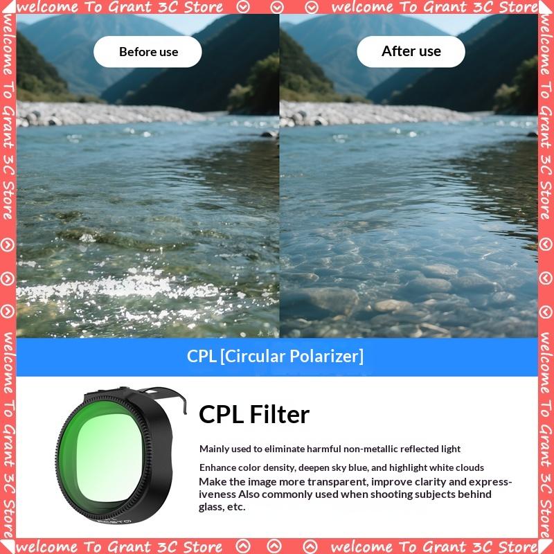 GRT For DJI NEO 2 Drone Lens Filter UV Protection Black Mist ND8/16/32/64 Dimming CPL STAR NIGHT For Neo2 Filters Accessories