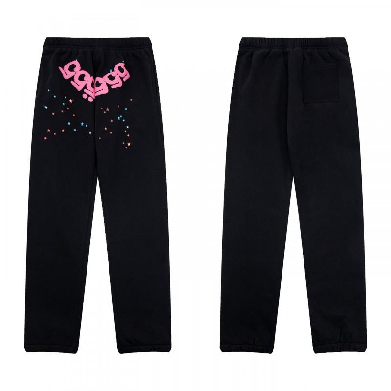 Sp5der Spider Web Foam Print Fleece Hoodie Loose Fit Hip Hop Sweatshirt Men Women