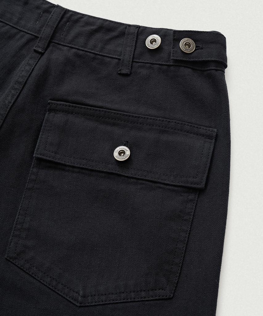 Deobanes Herringbone Fatigue Pants_Navy