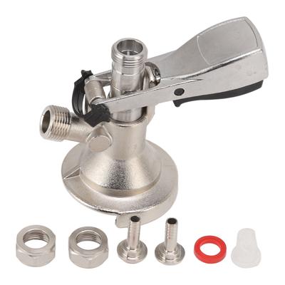 A Typ Bierfass-Koppler Edelstahl Weinfass-Spender Bierfass-Zapfhahn-Verteiler-Koppler