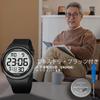Hearkent Waterproof Vibration Alarm Watch with Medication Reminder, 8 Alarm Sets, Large LCD Backlight, Countdown Display, V-2105-8A