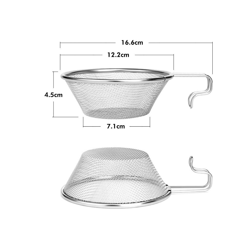 Stainless Steel Colander for Outdoor Camping Fishing Cooking