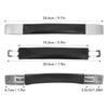 2 Pcs /Set Durable Plastic Luggage Handle Flexible Black Suitcase Handle Luggage Pull Handle Travel Cases