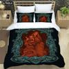 Medieval Dark Retro Digital Print Polyester Bedding Sets Boys Bed Linen Set For Teens Queen Bedding set Bed Comforter Set