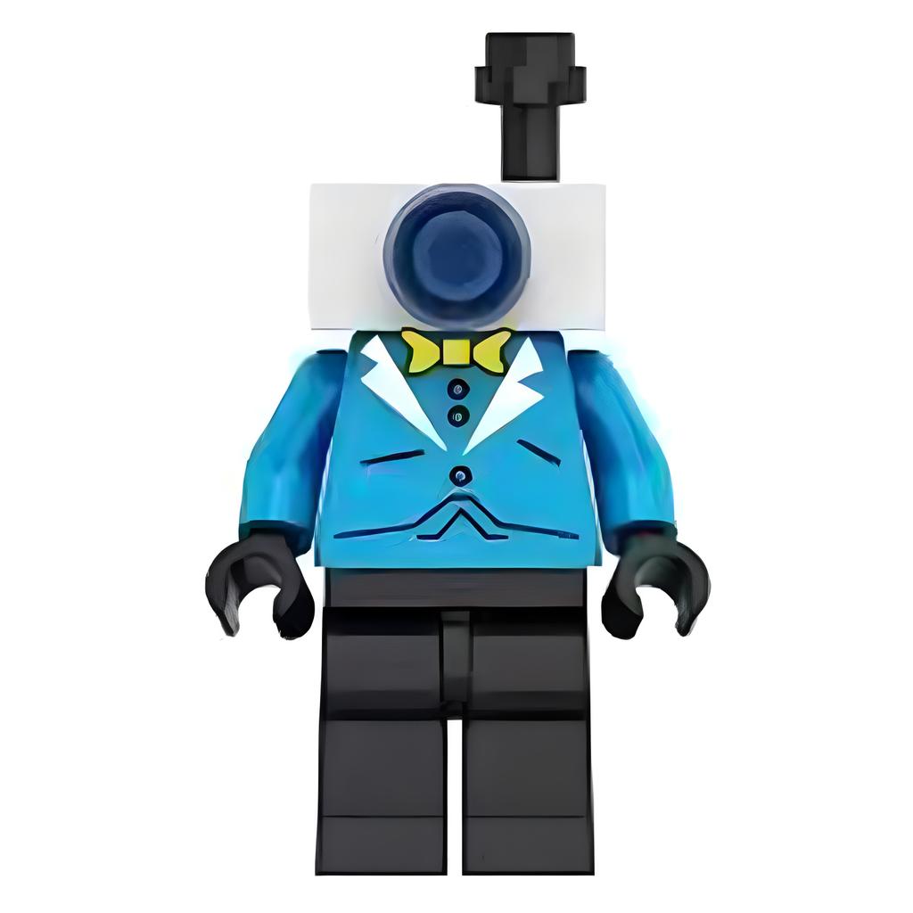 Assembling Educational Building Block Wn Toilet Man Series Audio Man Monitoring Man Tv Man Doll Building Block Toy