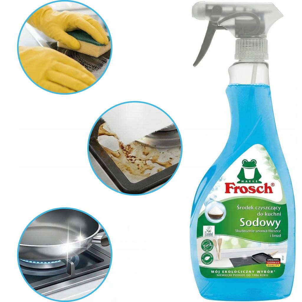 Frosch Środek Czyszczący Do Kuchni Sodowy Na Tłuszcz I Brud 500Ml