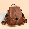 PU Backpack Women's Travel Bag Multi-functional Shoulder Bag