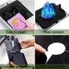 4pcs Stove Burner Cover Reusable Foil Cover Gas Stove Protector Non-Stick Stovetop Burner Sheeting Mat Clean Liner For Kitchen