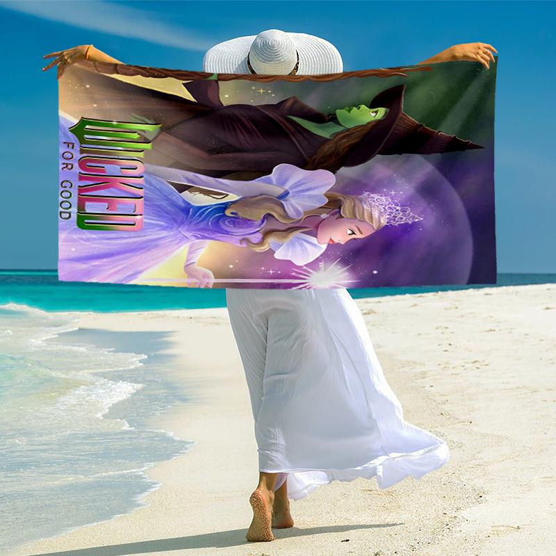 Wicked Fashion Beach Towel: Ideal for Summer Adventures Soft, Absorbent and Quick Drying Suitable for Swimming and Bathing