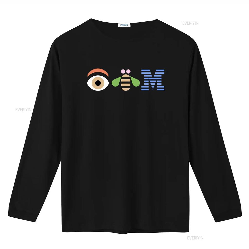 Camiseta IBM Computers Logo Ojo Abeja M Tecnología Talla Mediana Diseño Genial para Amantes de la Tecnología vintage Lavada gráfica Cómoda