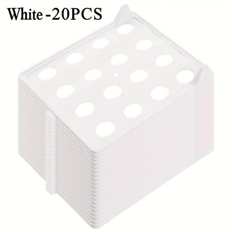 20-piece Stackable Clothing Organizer - Portable Plastic Shirt and T-shirt Storage Box