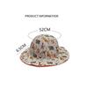 1PC Children's Storage Fisherman Hat Spring Summer UV Protection Sun Cap Boys Girls Beach Panama Hat Cute Cartoon Bucket Caps