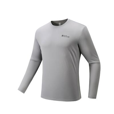 Comfortable Letter Quick-Dry Sports Casual Long Sleeve T-Shirt Men Tops 952545403-6