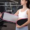 New Silver Ion Slimming Sweat Belt Elastic Adjustable Waist Tummy Trimmer Fat Burning Sports Body Sculpting Belt Men And Women