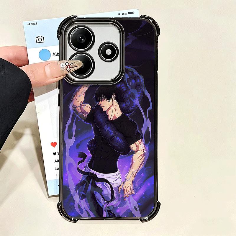 Anime Fushiguro Toji JUJUSU Soft Phone Case For Xiaomi Poco X7 X8 Pro Max X6 X5 X3 F8 Ultra F7 M8 M7 M5S Redmi 15C 15A 15 14C 13