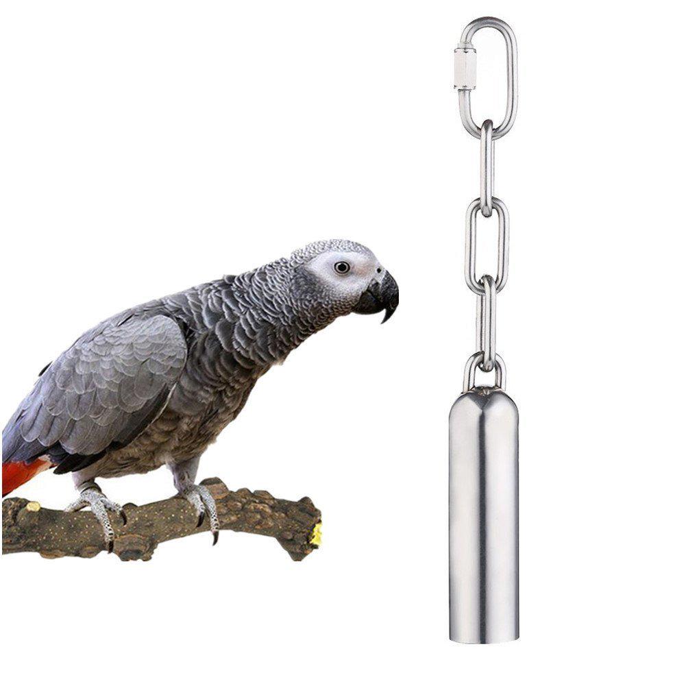 Stainless Steel Bell For Birds,Heavy Duty Bird Cage For Parrots, African Greys, Mini Macaws, Small Cockatoos