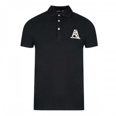 Aquascutum Unisex Erwachsener Kariertes Logo Polohemd