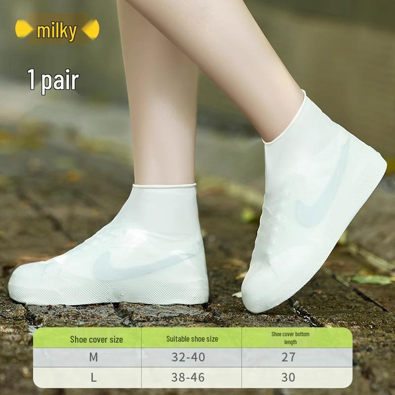 

Washable Waterproof Non-Slip Latex Shoe Covers - Reusable, Wear-Resistant, Rainproof Overshoes for Men and Women.