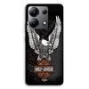 Phone Case - MANIACASE - Xiaomi Redmi Note 13 4G - TPU Silicone - Black - Harley Davidson Eagle