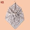 Autumn and winter new classic leopard print tassel imitation cashmere triangle scarf warm scarf shawl fashion spot wholesale