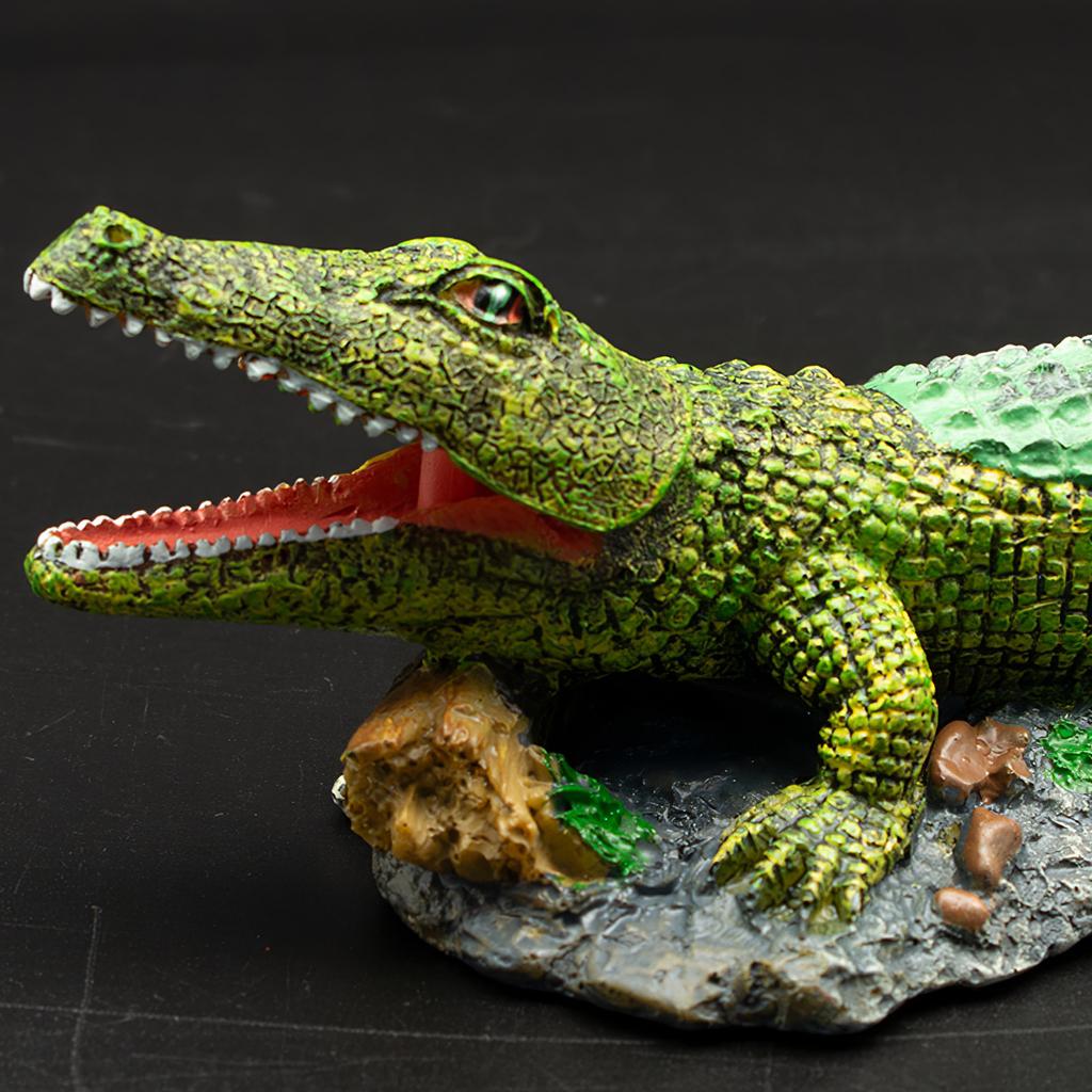 Fish Tank Decoration Ornaments Fish Tank Landscaping Pneumatic Crocodile Decoration Ornaments Aquarium Fish Tank Landscaping